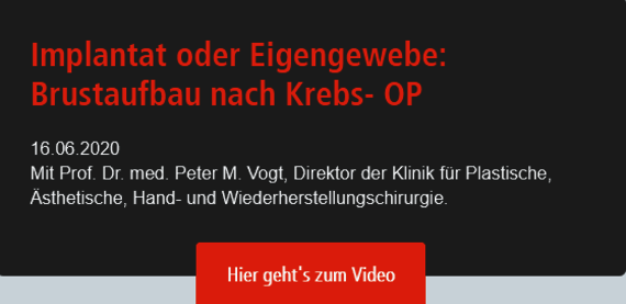 Implantat oder Eigengewebe: Brustaufbau nach Krebs- OP