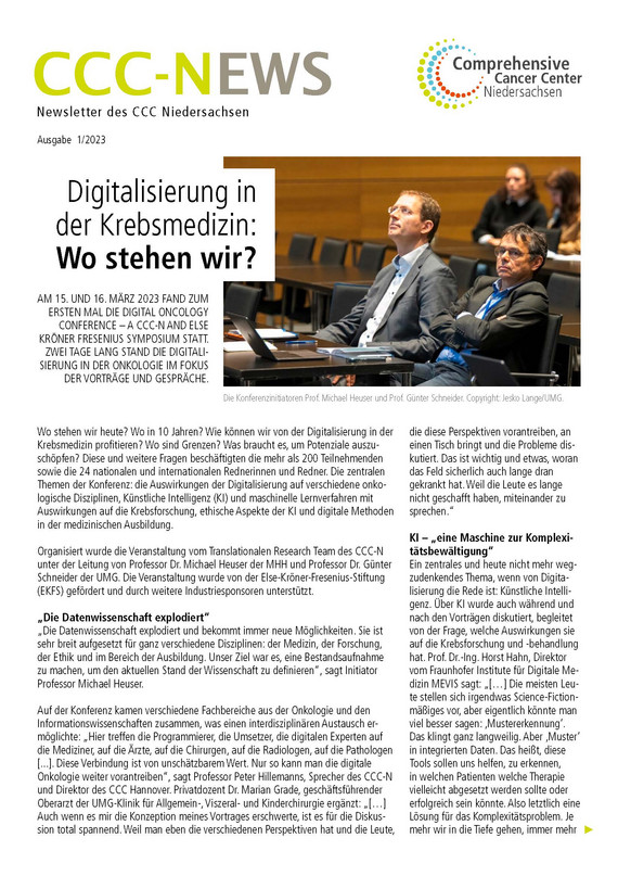 CCC-N Newsletter Ausgabe 1/2023